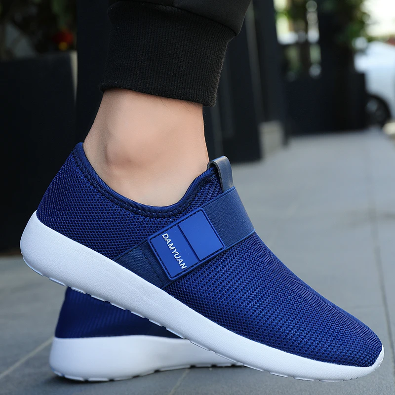 

2020 Man Sneakers Outdoor flat Walking Shoes Mesh Breathable Sport Running Shoes Fashion Soft Men's Casual Shoes Plus Size 47
