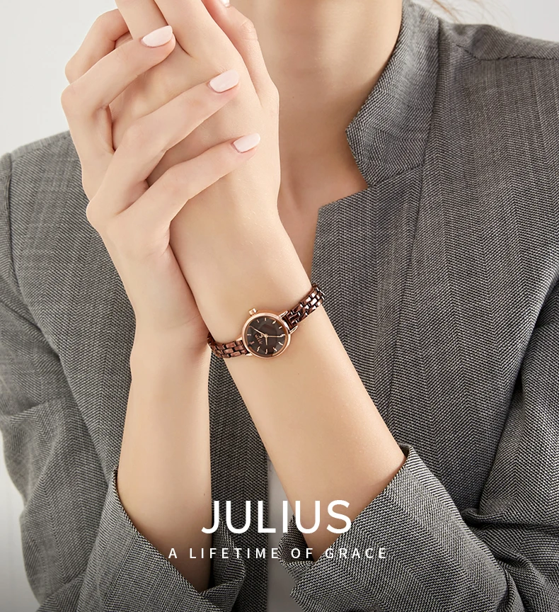 relógio moda casual pequeno dial quartzo relógios