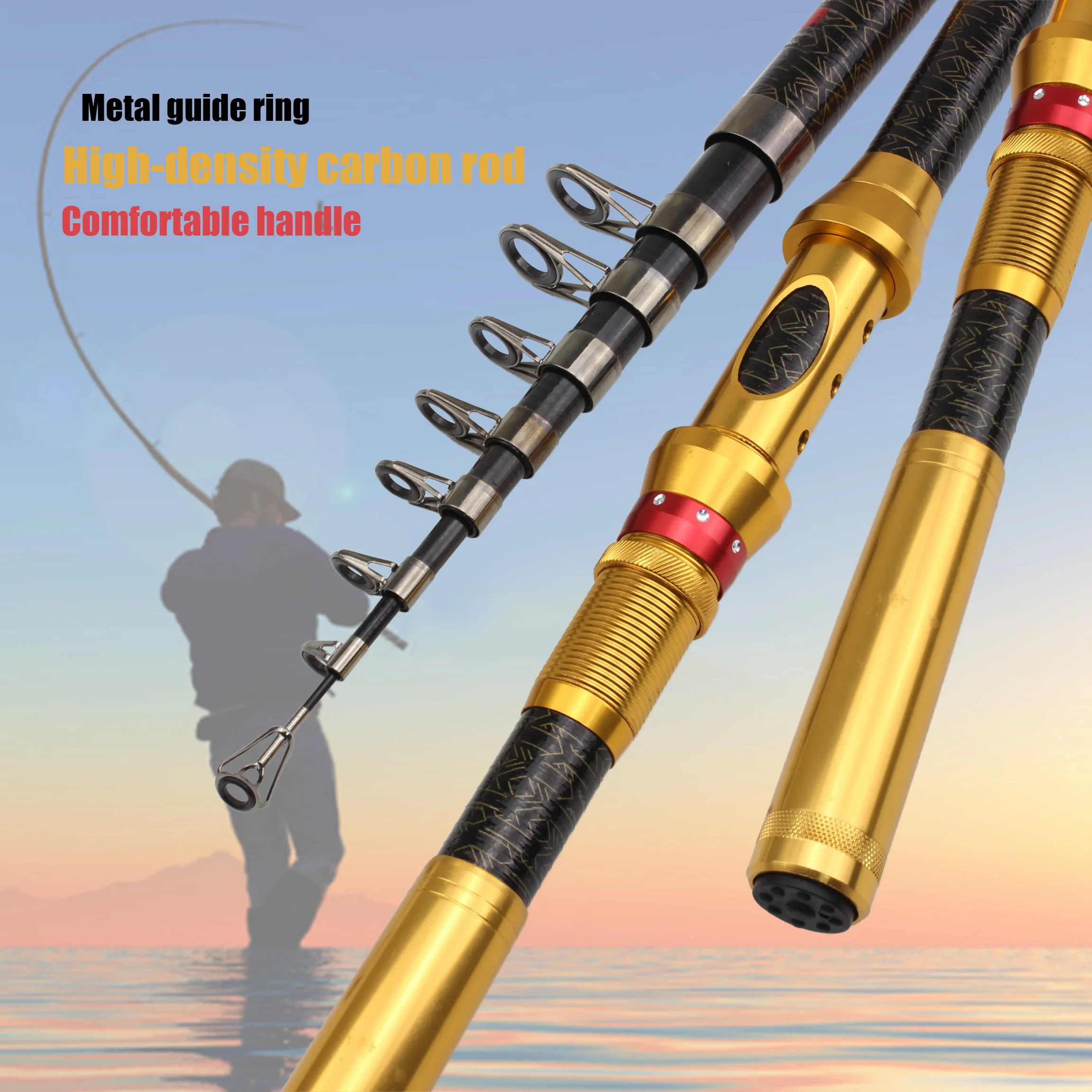 1.8m 2.1m 2.4m 2.7m 3.0m Multifunction Ultrashort Carp Fishing Rod And