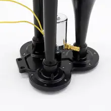 12 В 150 дБ Воздушный Рог, тройная труба Воздушный Рог с электрическим соленоидным для 12 В/24 В транспортных средств автомобильные грузовики Lorrys поезда лодки, черный