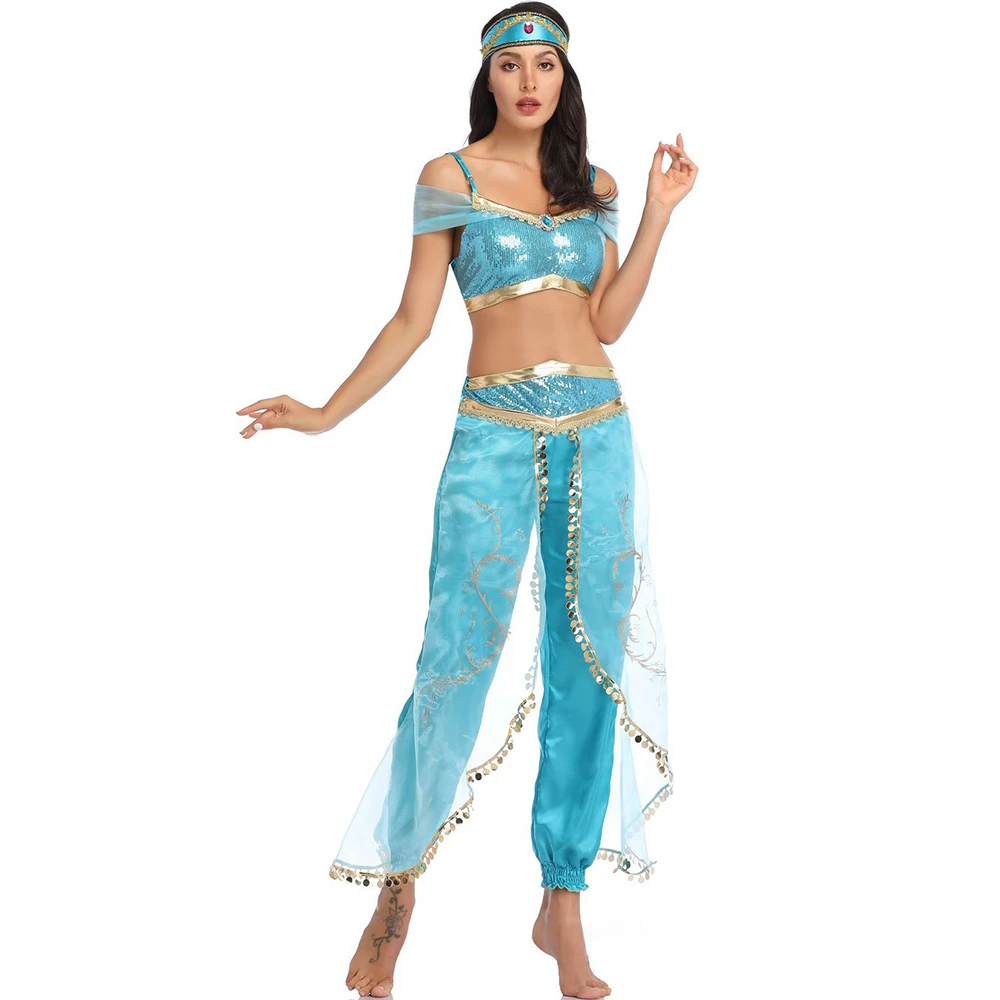 Cosplay princess jasmine costume Clearance