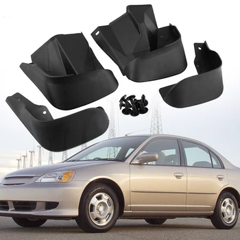 

Small Front + Rear Splash Guards Outdoor Personal Car Parts Mud Flaps Mudguard Decoration for Honda Civic 1996-2000