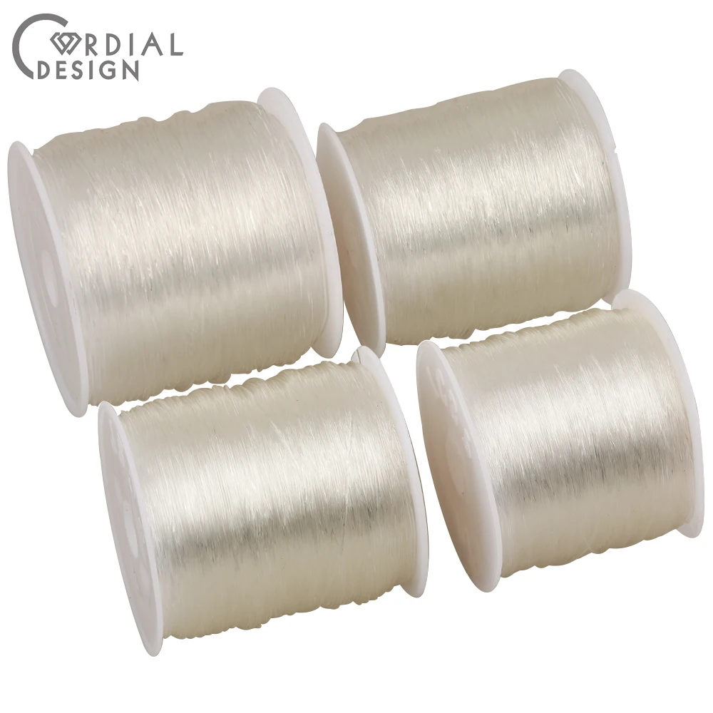 Cordial Design 0.5-1mm Elastic Thread For Jewelry Making/DIY Wire For Bracelets/Hand Made/Jewelry Cord String For Craft Making - cordial