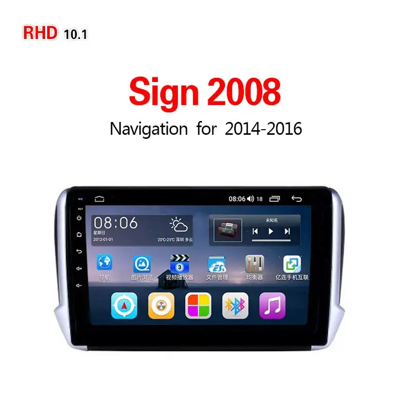 Lionet gps навигация для автомобиля знак 2008- 10,1 дюймов RP1005Y - Размер экрана, дюймов: 4G8core4G64G