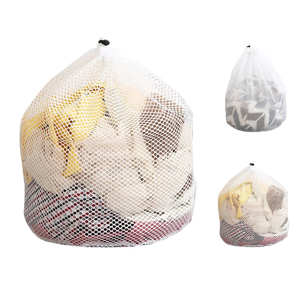 3 Size Mesh Laundry Bags Delicates Travel Storage Organize Bag Blouse Bra Stocking Underwear Clothing Washing Pouch