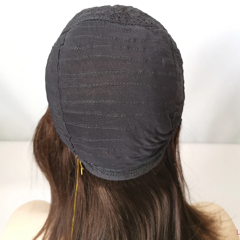 DreamDiana Brazilian Hair Wigs Remy Silky Straight Hair Wig Natural #2 100% Human Bob Wig 150 Density Full Machine Made