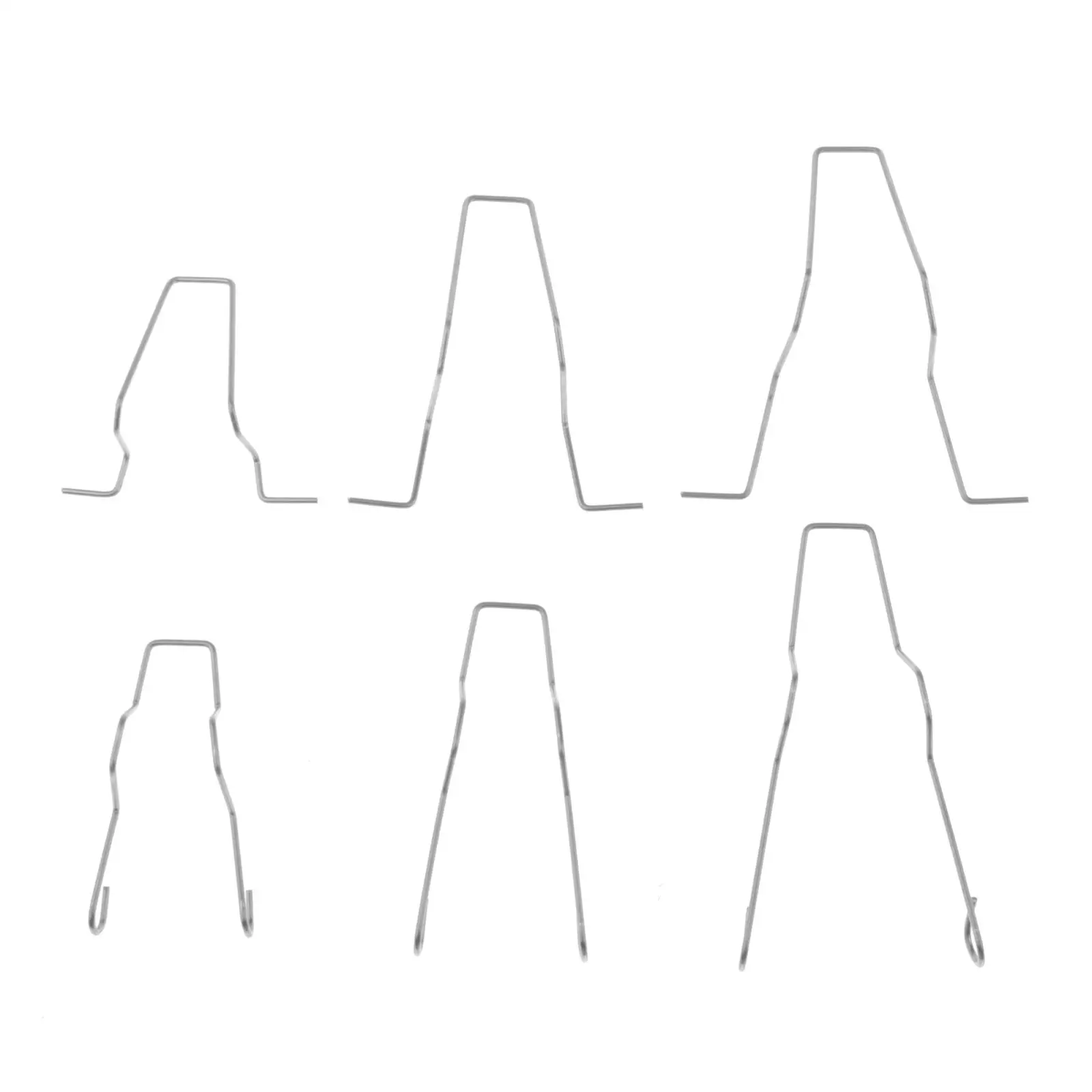 6pcs/Set Car Headlamp Dip Spring Clips , Car Headlight Retainer Clamps for H1 H4 H7Headlight Bulb Holder, Universal