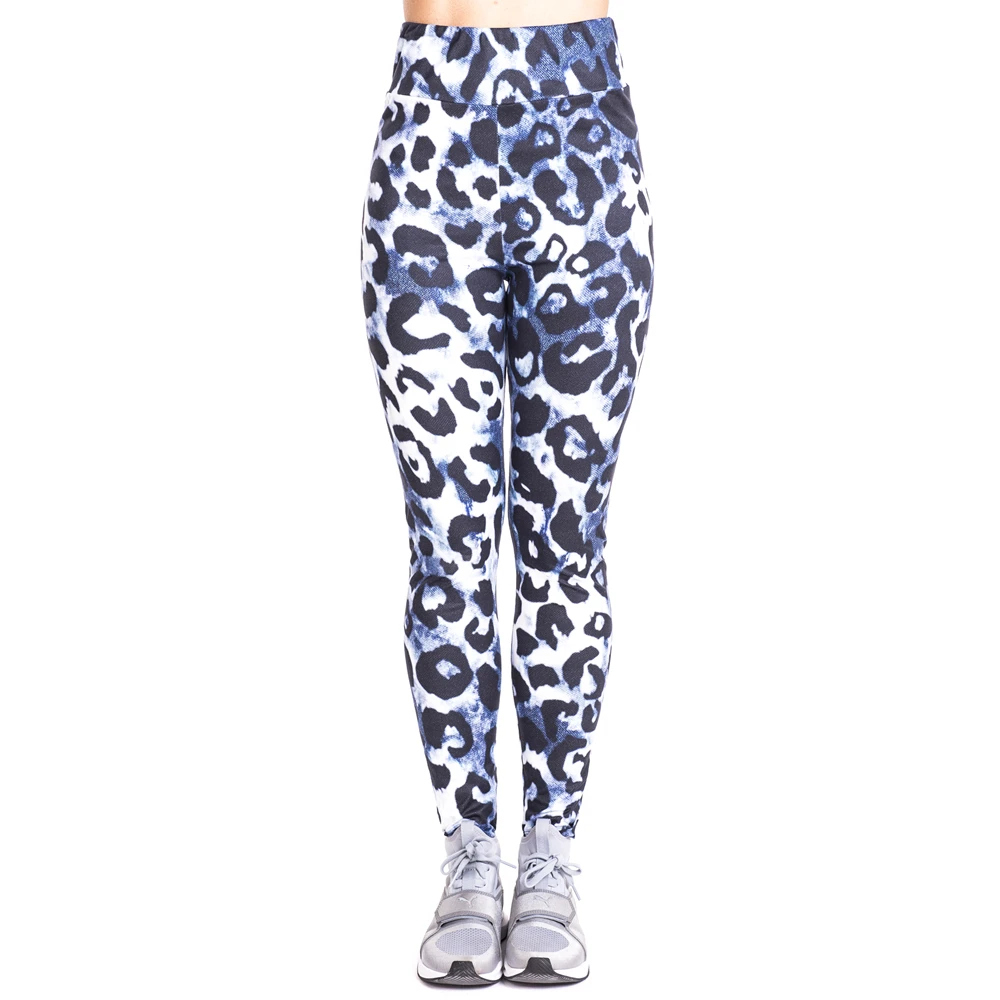 Leopard imitate Jeans Print Leggings Push Up Fashion Pants High Waist Workout Jogging For Women Athleisure Training Leggings