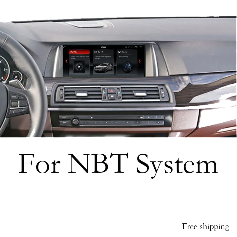 Liandlee Car Multimedia GPS Audio Radio Stereo For BMW 5 M5 F10 F11 2013~2016 CarPlay TPMS For NBT System Navigation NAVI