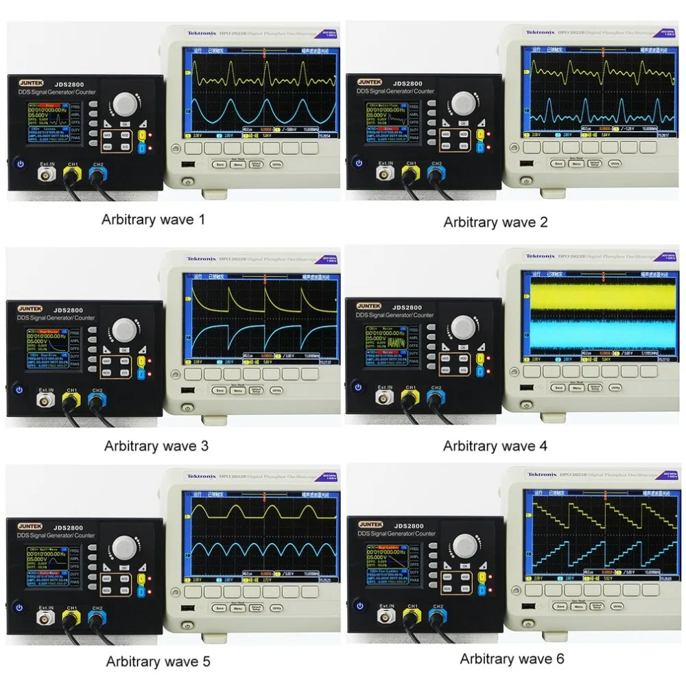 JDS2800-60M 60 МГц генератор сигналов цифровой контроль двухканальный DDS функция генератор сигналов частотомер произвольная волна