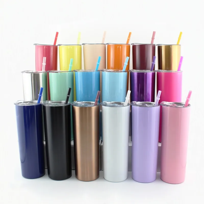 Кружка-неваляшка 20 унций прямой термос из нержавеющей стали дорожная