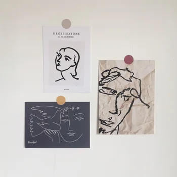

3Pcs/set Korean Picasso Art INS Album HD Photo Card Photocard