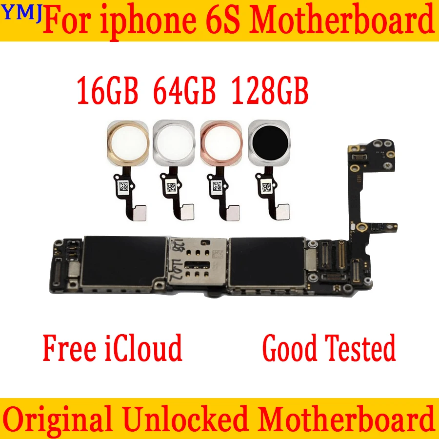 Factory unlocked for iphone 6S 6 S Motherboard