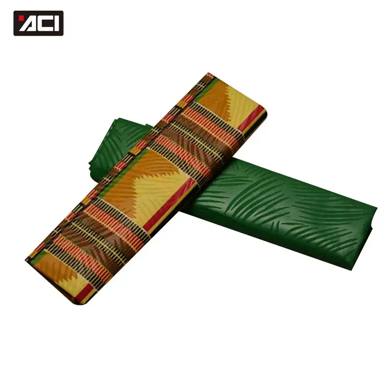 ACI 2+ 2 ярдов Анкара ткань Африканский настоящий воск принты Гана Kente Ткань Tissu Африканский батик воск Нигерия африканская Анкара ткань - Цвет: 19070008