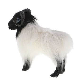 

Spring Festival Mascot Sheep Goat Miniature Figure Model for Home Decoration