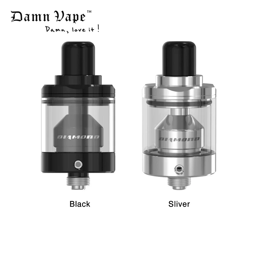 Лидер продаж! Новый оригинальный бак для вейпа Damn Diamond MTL RTA емкость 2 мл/3 5 мл с