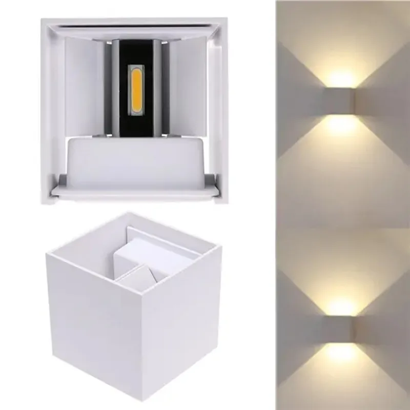 6W LED Wall Lamp Up and down Angle adjustable Lighting PC Wall Light For Home Bedroom Bedside Living Room art deco wall lights