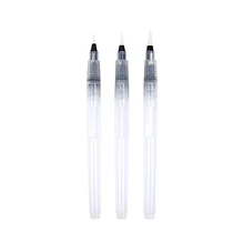 3/6 pçs pincel de tinta recarregável escova de cor de água escova de tinta de água macia caneta para pintura calígrafo desenho arte suprimentos