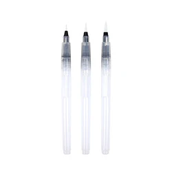 3/6 Pcs Refillable Paint Brush Water Color Brush Soft Watercolor Brush Ink Pen For Painting Calligraph Drawing Art Supplies