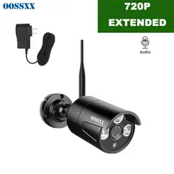 OOSSXX 720P HD CCTV IP камера домашний уличный IP67 Водонепроницаемый 1.0MP P2P наблюдение ONVIF Домашняя безопасность IP камера Аудио запись