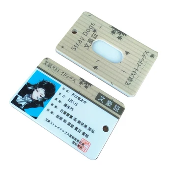 

12 Pcs/Pack Anime Demon Slayer: Kimetsu No Yaiba Stray Dogs Cosplay Student Bus Card Holder Cover Case Cosplay Gift Pendant