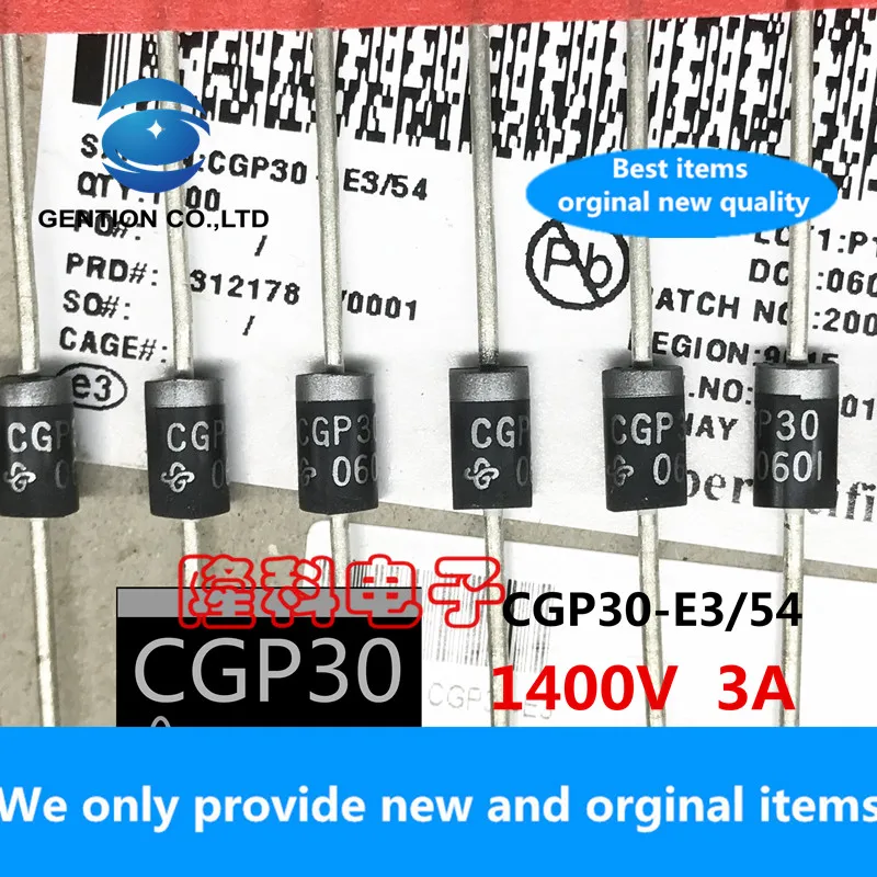 

10 шт. 100% Новый оригинальный CGP30-E3/54 Weiss импорт 1400 в 3A 1.4кв зажим диод оригинальный демпфер CGP30