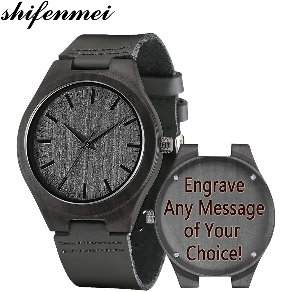 

Shifenmei Wooden Watches Quartz Watches Men 2019 Top Brand Luxury Fashion Watches Unisex Ultra-Thin Wristwatch Custom Watch Logo