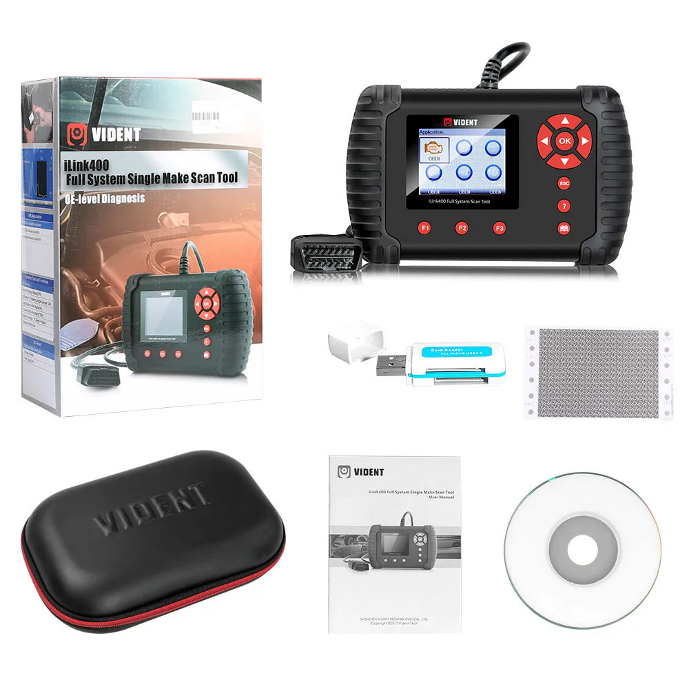 VIDENT iLink400 полная система сканирования инструмент один сделать поддержку ABS/SRS/EPB/DPF