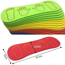 Руки и ноги доска для прыжков Спорт на открытом воздухе и в помещении игры, игрушки для детского сада сенсорная интеграция Игрушка Дети играют пены коврик для ползания
