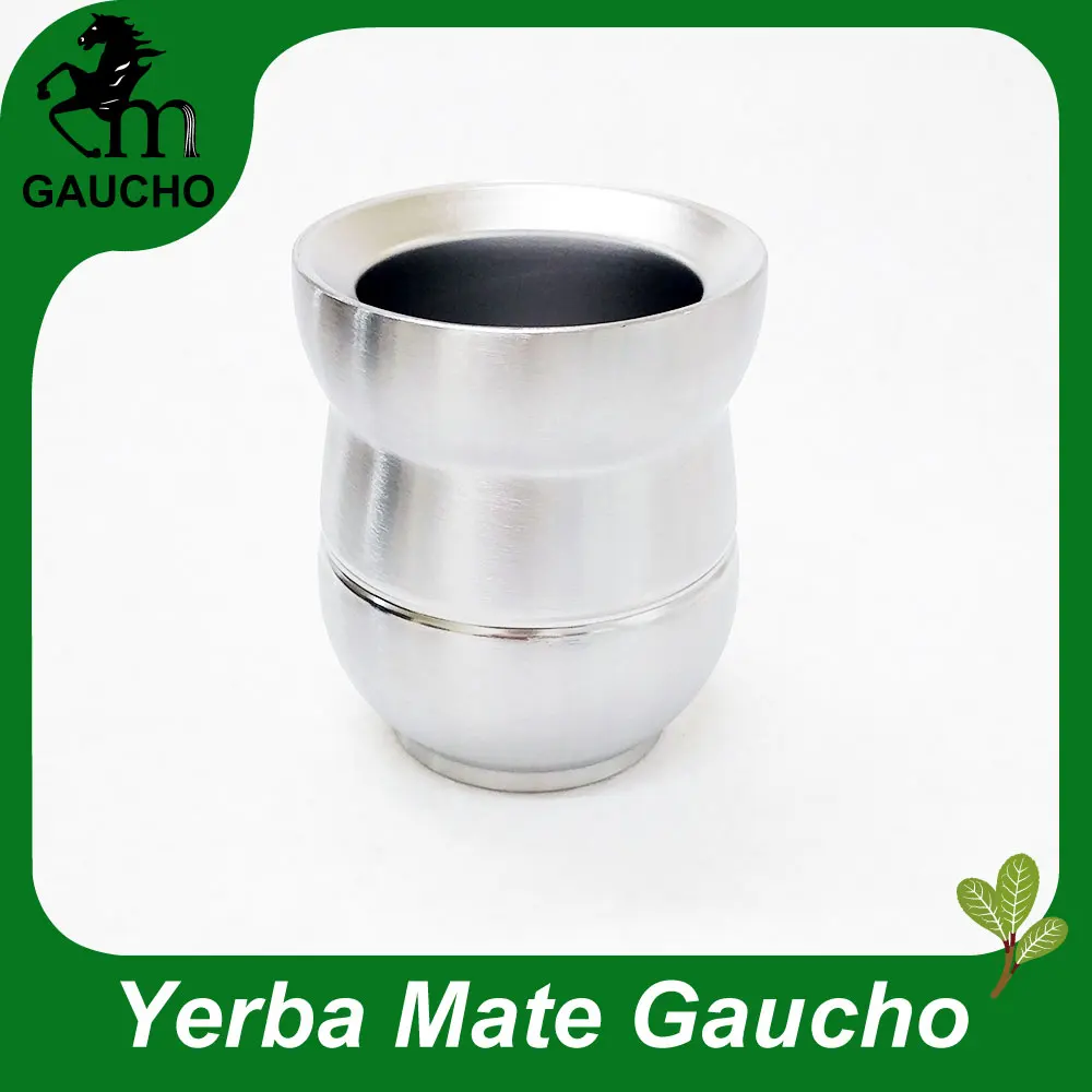 120 шт/партия деликатные Yerba матовые тыквы из нержавеющей стали Yerba мате Калабаш теплоизоляционные легко чистящие горячие продажи MT017-150
