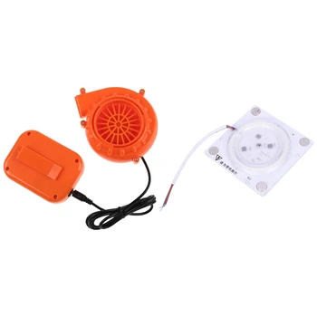 

1 Pcs Mini Fan Blower for Mascot Head Inflatable Costume & 1 Pcs 18W net PCB Board LED Ceiling Lamp