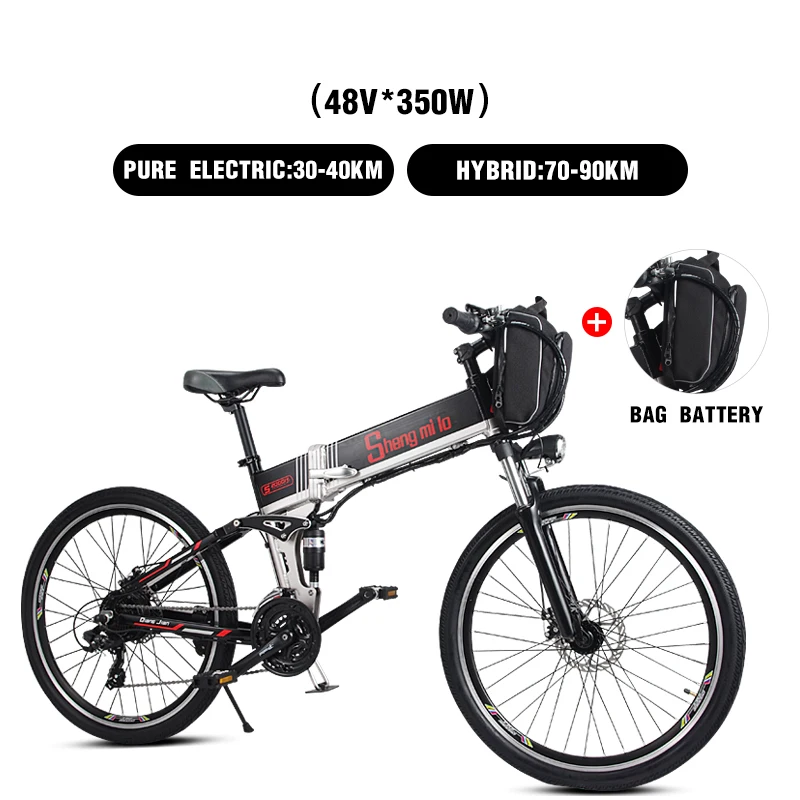 Электрический велосипед 21 Скорость 10AH 48V 350W 110 км встроенный литий-ионный аккумулятор Байк, способный преодолевать Броды Электрический 2" внедорожный Электрический складной велосипед - Цвет: Spokes wheel 110 GPS