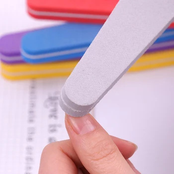 

5PCS Nail Files For Manicure 100/180 Sponge Sanding Buffer Block Nails File Buffs Buffing Nail Care Tool
