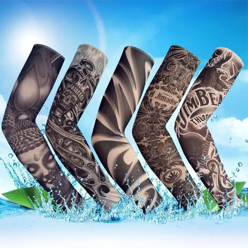 3 Pairs Cooling Arm Sleeves Cover UV Sun Protection Outdoor Sports Unisex 