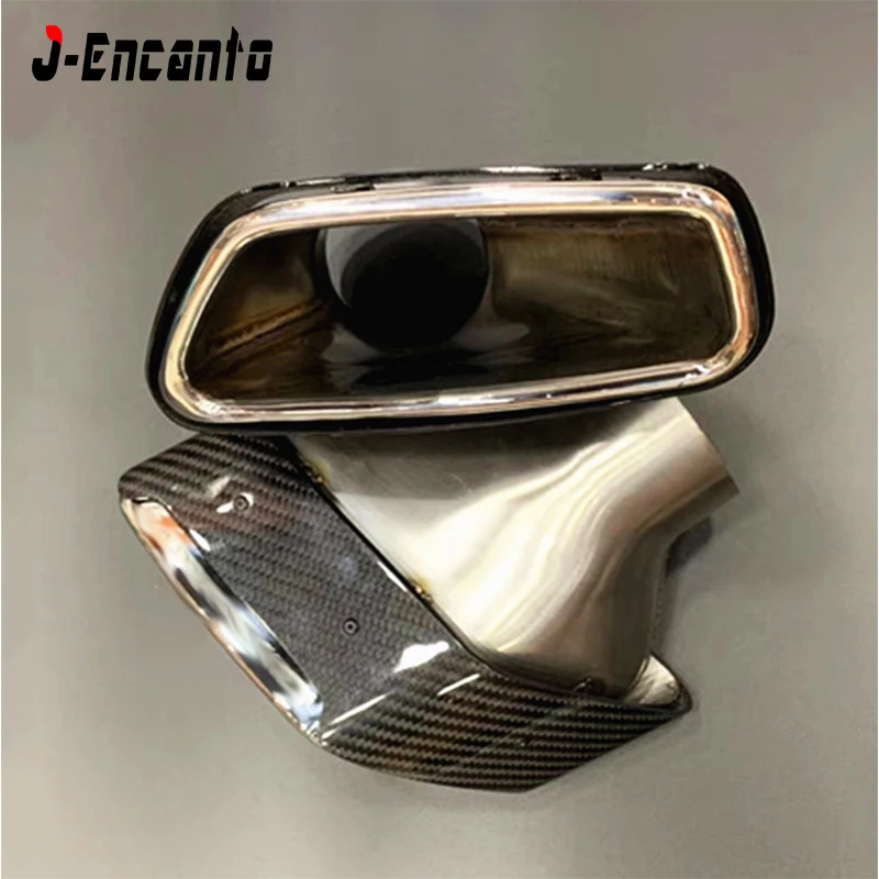 Top Quality New Arrival Carbon Fiber Exhaust Tip Car Exhaust Pipe Muffler Tip For BMW G30 New 5-Series Accessories