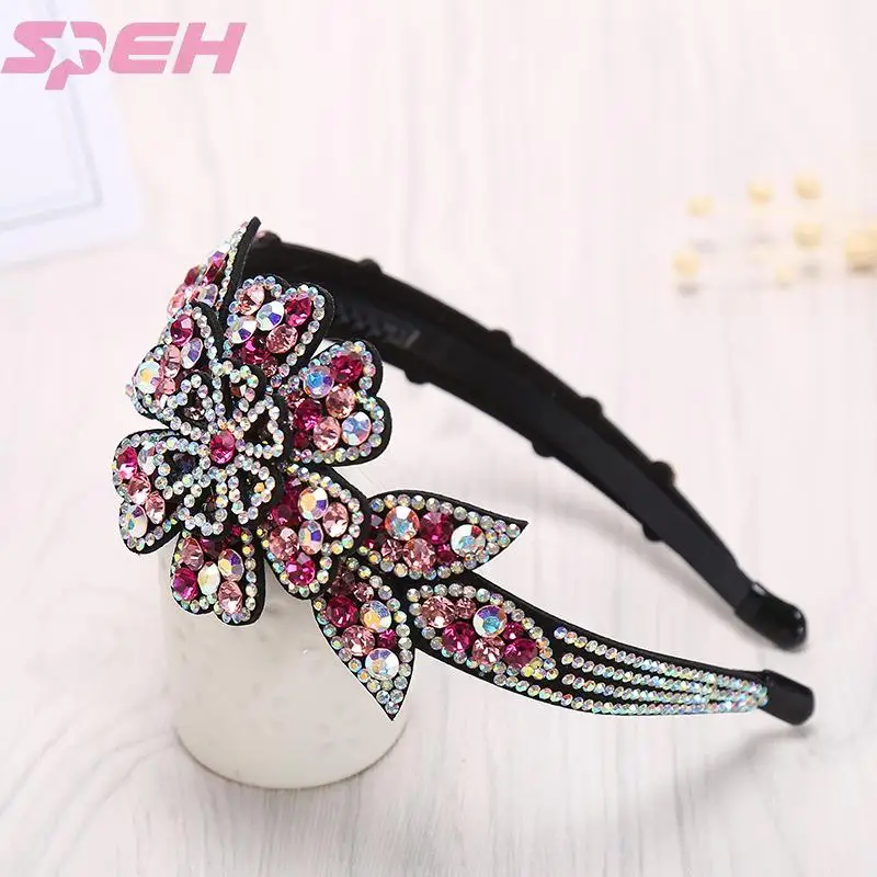 

Fashion imported Australian diamond ladies hair band, personalized creative flower hair accessories