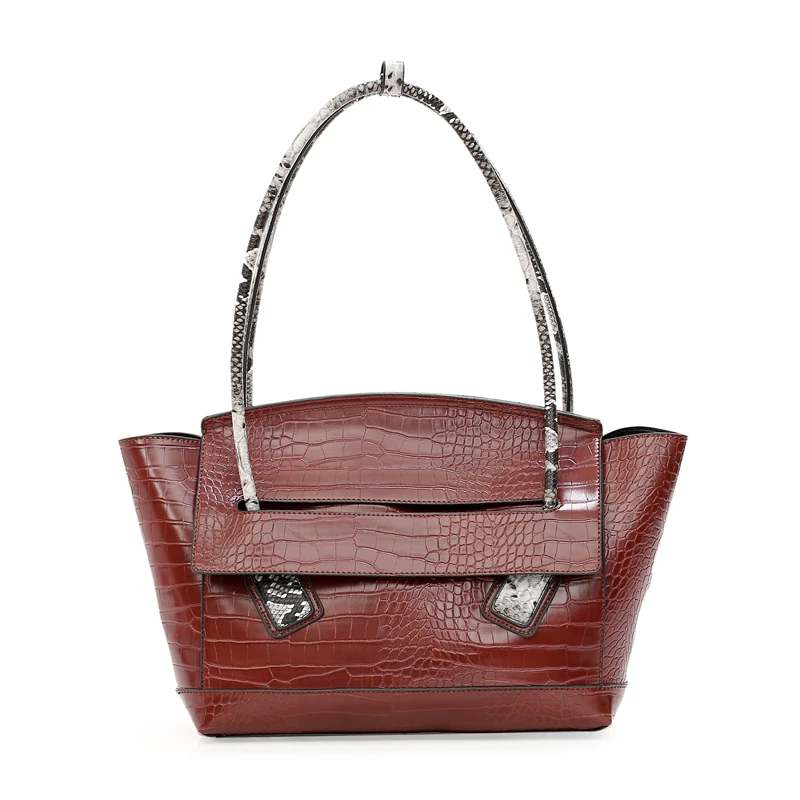 Bolsos Mujer Vintage Alligator Shoulder Bag For Women Luxury Handbags Women Bags Designer Female Chain Crossbody Bags Sac