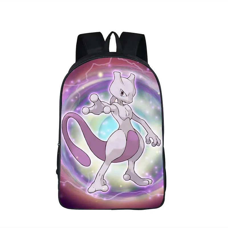 Anime Pokemon Backpack for Teenagers - Boys and Girls School Bag - Children Rucksack - Pikachu School Backpack - Kids Schoolbags image 2