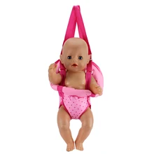 Упаковка Сумка кукла аксессуары подходит 17 дюймов 43 см Кукла Новорожденный аксессуары для детской куклы на день рождения подарок