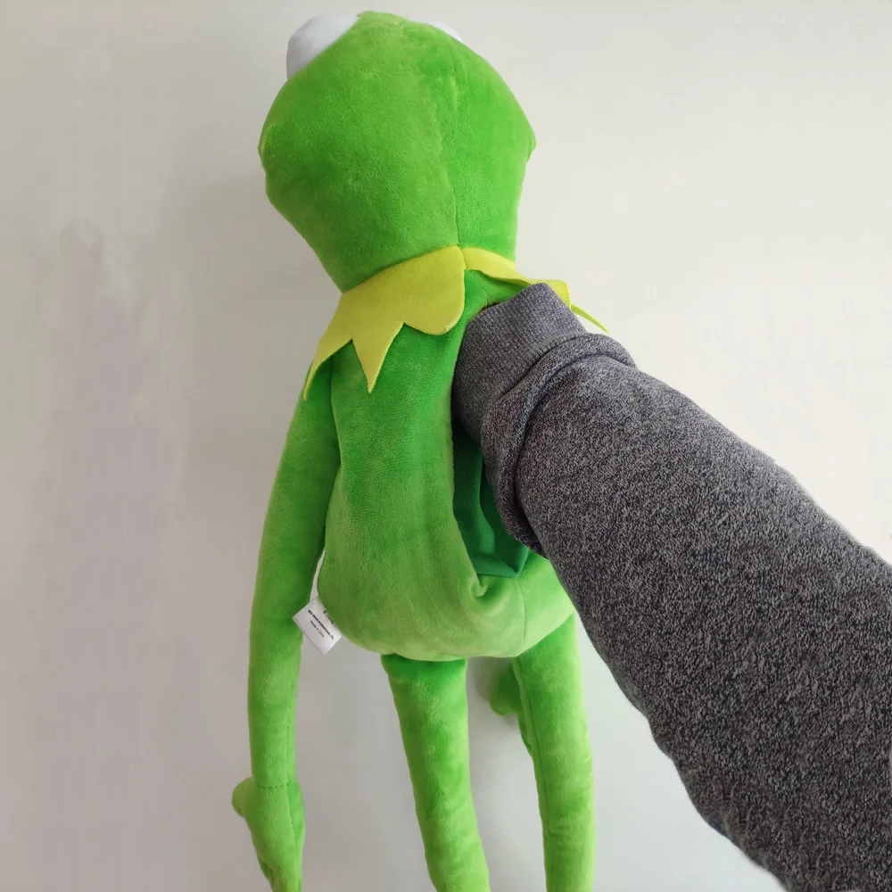 The Muppets KERMIT FROG Stuffed animals Hand puppet Plush 60cm = 23.6inch Baby Boy Toys For Children Birthday Gift animal finger puppet