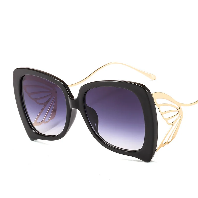 Сексуальные шикарные Квадратные Солнцезащитные очки для женщин люксовый бренд кошачий глаз черный Лен оправа-бабочка Солнцезащитные очки женские негабаритные очки Oculos