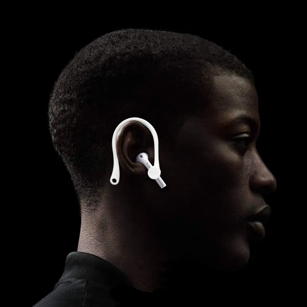 Ушной крючок для AirPods чехол силиконовый беспроводной наушник защитный спортивный анти-потеря крюк для AirPods аксессуары протектор ушные крючки