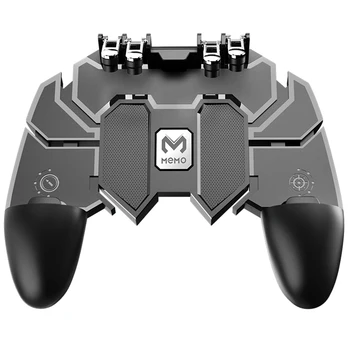 

SOONHUA portable Black PC Metal Gaming Grip Joystick Mobile Phone Gamepad Controller for PUBG Game