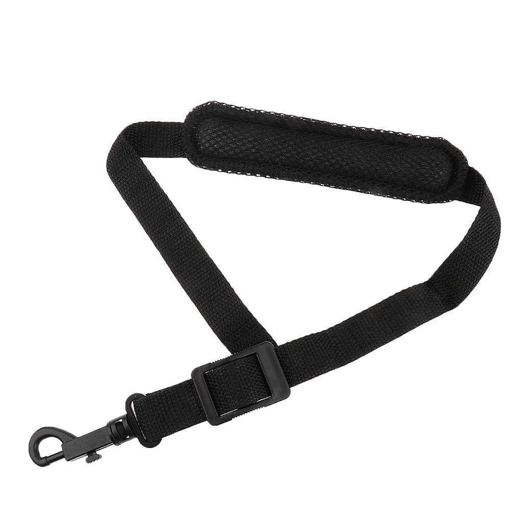 

Saxophones Neck Strap with Snap Hook Adjustable Length 52cm, Black