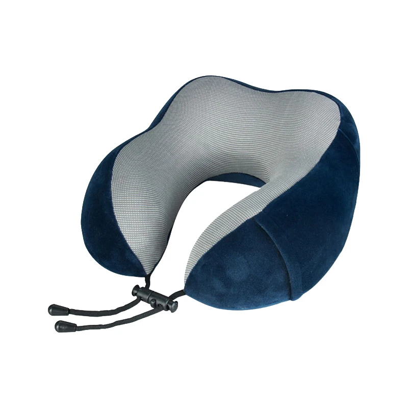 U-Shaped High Quality Memory Foam Travel Neck Pillow With Magnets