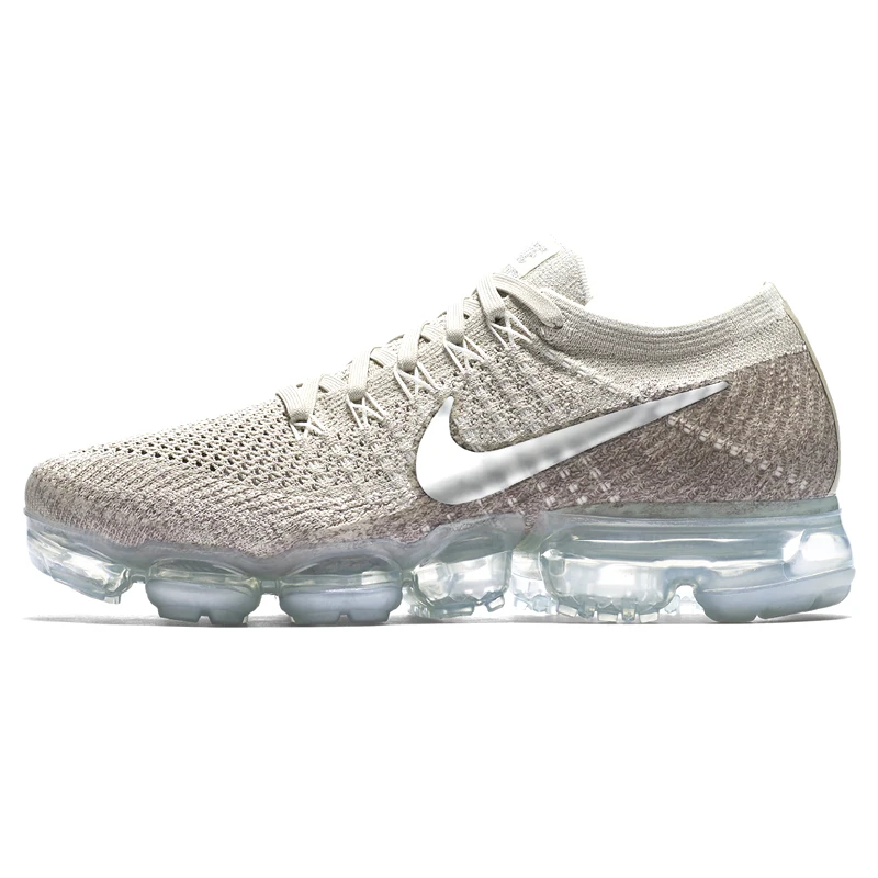 Оригинальные женские кроссовки для бега Nike Air VaporMax Flyknit, хорошее качество, для бега, для спорта на открытом воздухе, сетчатые дышащие кроссовки 849557-202 - Цвет: 849557-202