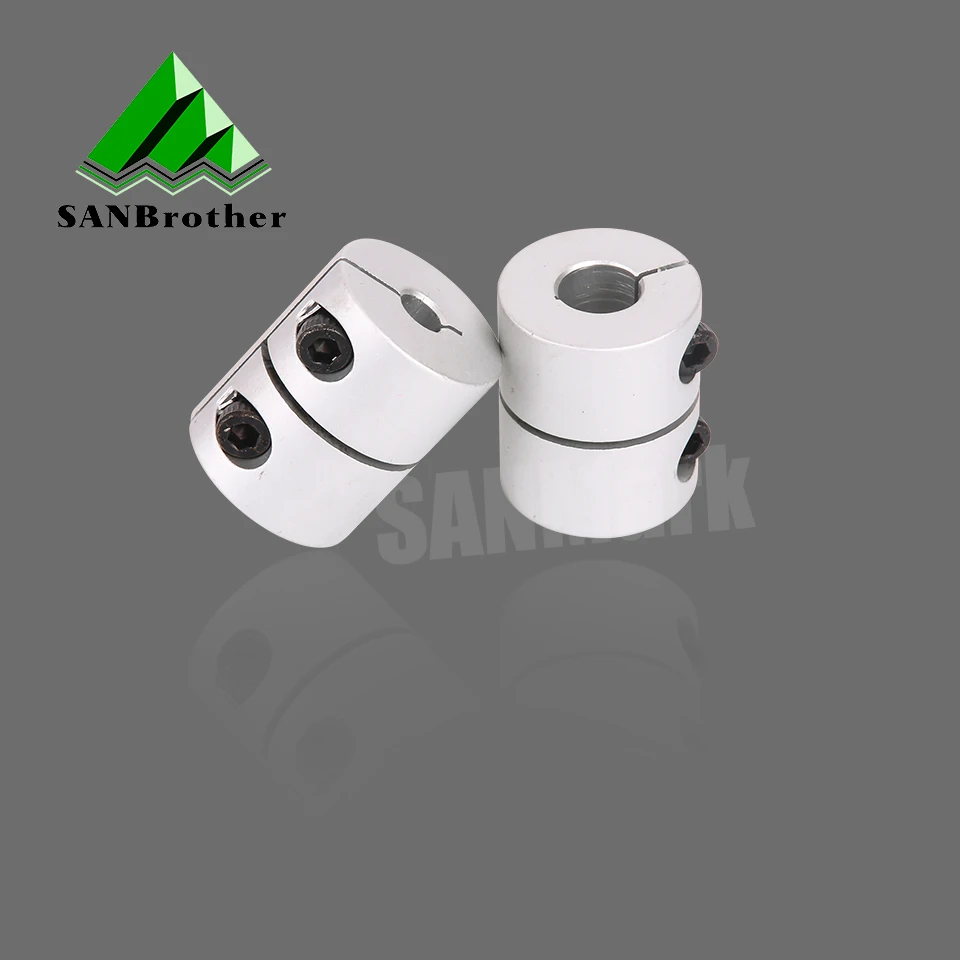 High Precision Coupling 3D Printers Parts Aluminium Alloy Shaft Coupler For Cr10 Ender-3 T8 Lead Screw Stepper Servo Motor 3d printer accessory 5x8mm coupler cnc aluminium alloy z axis stepper motor flexible shaft coupling for t8 lead screw