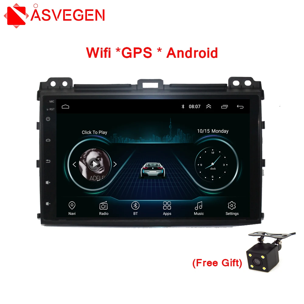 Discount 9" Android 8.1 Car Autoradio Multimedia Player For Toyota Prado GPS Navigation Audio Radio Car Stereo 0 Discount 9" Android 8.1 Car Autoradio Multimedia Player For Toyota Prado GPS Navigation Audio Radio Car Stereo 0