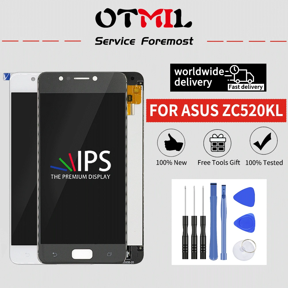 5 2 &quotоригинальный для Asus Zenfone 4 Max ZC520KL ЖК дисплей сенсорный экран с рамкой ASUS MAX X00HD