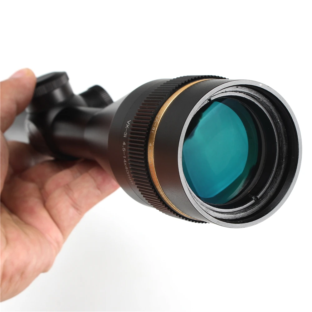 L VX-3i 4,5-14x40 AO сетка дуплекс прицелы для охоты 1 дюймов трубка Тактическая Винтовка прицел следа СОП охотничья Оптика прицел